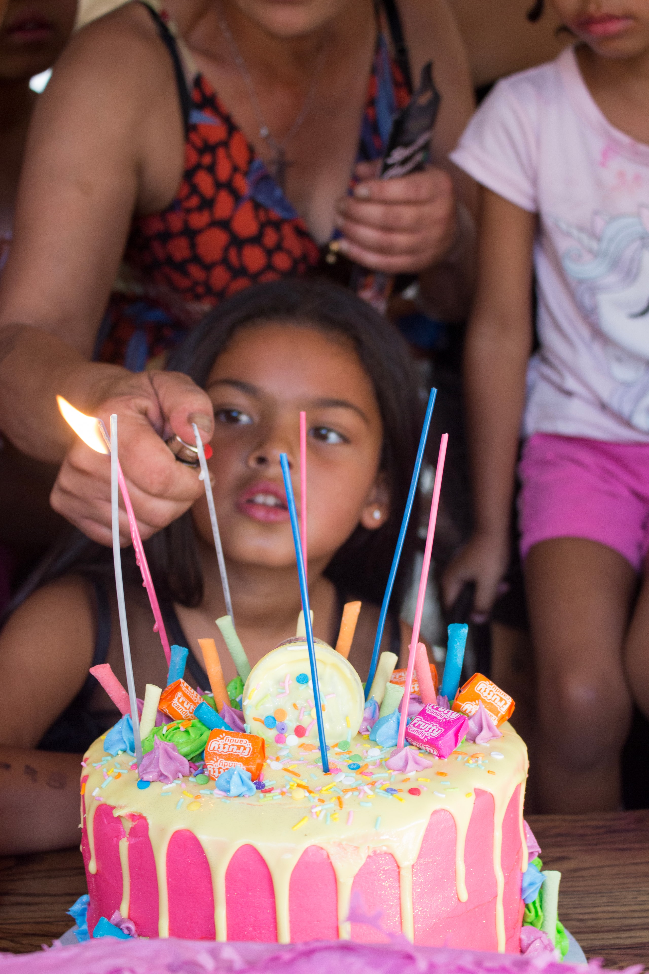Birthday cake at Bella's Food Bar